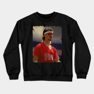 Mitch Williams in Philadelphia Phillies, 1993 NLCS Crewneck Sweatshirt